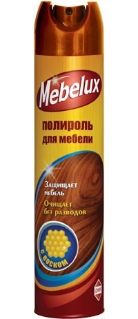 Chistyashee Sredstvo Polirol D Mebeli Mebelyuks 300 Ml Dlya Meb S Voskom Aerozol